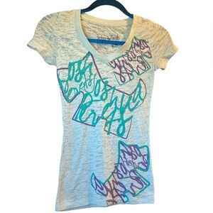 Joshua Perets Y2K Graphic Tee - Size XS